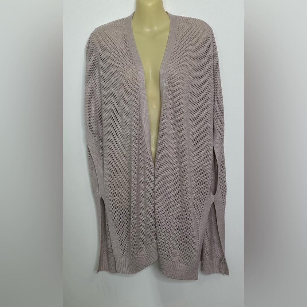 LOFT Light Purple Loose Knit Cardigan Size M/L